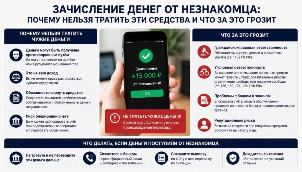 Случайные деньги на карте — это не подарок судьбы